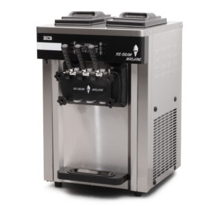 HCB Softijsmachine - opzetmodel - 2 smaken - 25 liter p/u - 230V - RVS