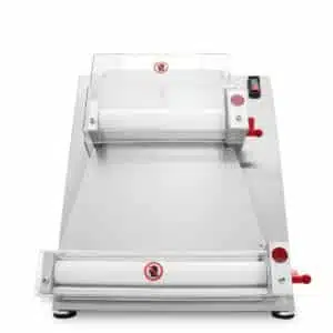 Professionele Horeca Uitrolmachine voor Pizza - dubbele deeg rollen - 42 cm - 230V - RVS Pizzapers - Tortilla maker - Tortilla pers - Elektrisch