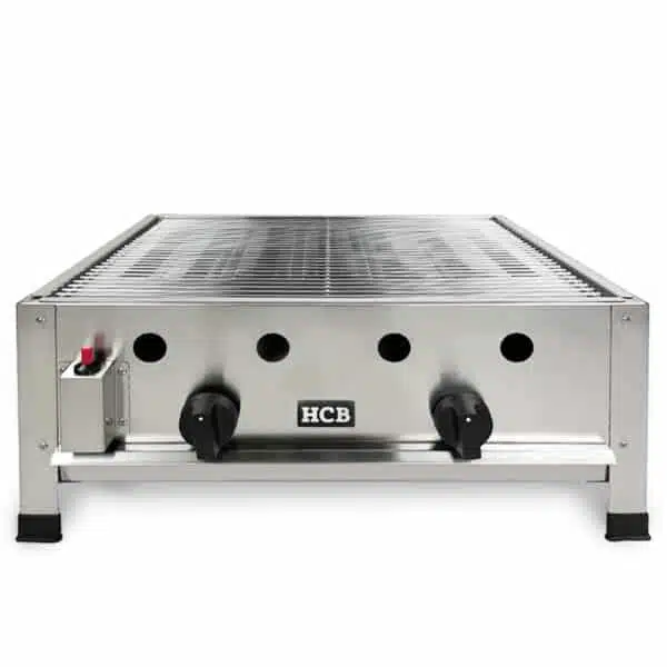 Professionele Horeca Barbecue - propaan - 70 cm - RVS