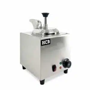 Professionele Horeca Sauspomp - verwarmd - 2 liter - 230V - RVS sausdispenser - Dispenser