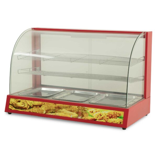 Warmhoudvitrine - 95 cm - 230V - RVS