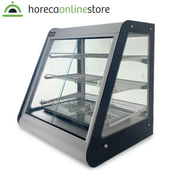 Warmhoudvitrine - 63,5 cm - 230V - RVS