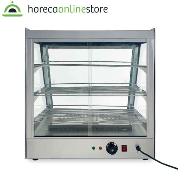 Warmhoudvitrine - 63,5 cm - 230V - RVS