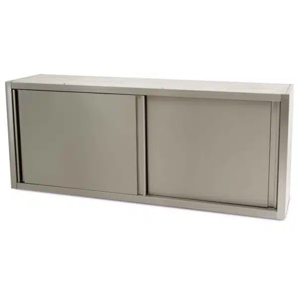 Wandkast - schuifdeur - 160 cm - RVS