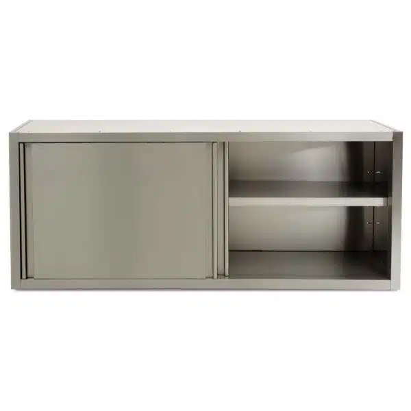 Wandkast - schuifdeur - 160 cm - RVS