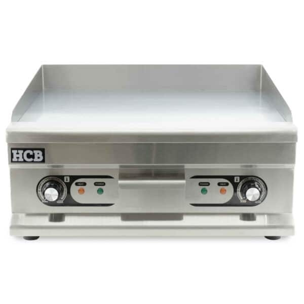 Professionele Horeca Bakplaat - glad - 400V - chroom - RVS - Electrisch Grill apparaat