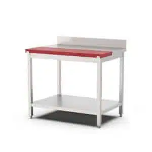 Snijtafel - 140 cm - RVS - Polyethylene