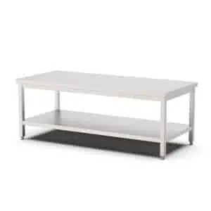 Werktafel - 140 x 70 x 60 cm - RVS Pro-line