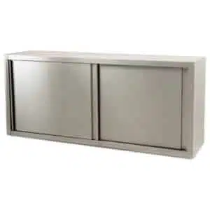 Wandkast - schuifdeur - 150 cm - RVS