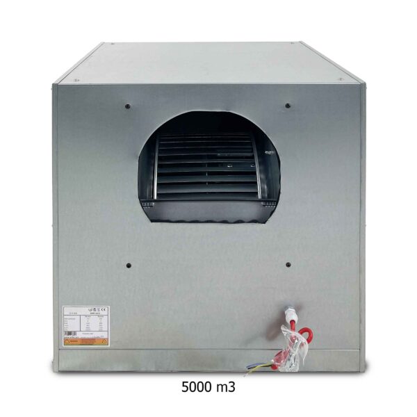 Afzuigmotor - box - 5000m3 - 230V - RVS