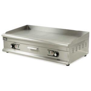 Professionele Horeca Bakplaat - geribbeld - 400V - RVS - Electrisch Grill apparaat