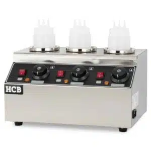 Professionele Horeca Sauswarmer - 3 x 950 ml - 230V - RVS