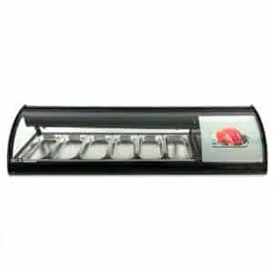 Sushivitrine - 6 x 1/3 GN - 148 cm - 230V