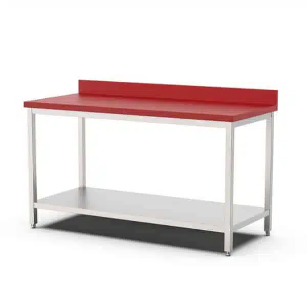 Snijtafel - 200 cm - RVS - Polyethylene