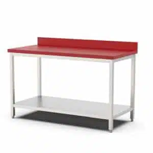 Snijtafel - 180 cm - RVS - Polyethylene