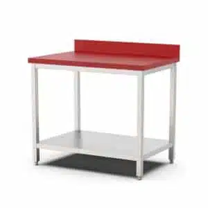 Snijtafel - 120 cm - RVS - Polyethylene