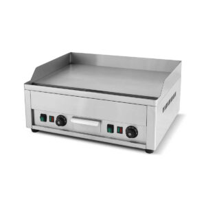 Professionele Horeca Bakplaat - glad - 400V - RVS - Electrisch Grill apparaat