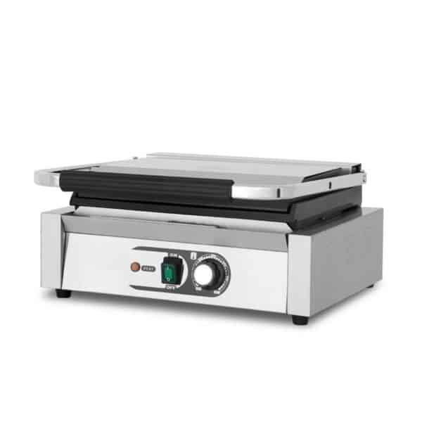 Professionele Horeca Paninigrill - dubbel - geribbeld - 230V - RVS panini grill - Tosti apparaat - contact grill