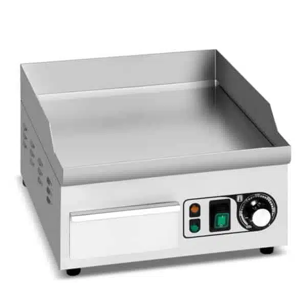 Professionele Horeca Bakplaat - glad - 230V - RVS - Electrisch Grill apparaat