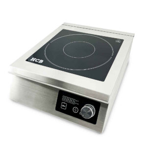 Professionele Horeca Inductie kookplaat - 5 kW - 400V - Elektrische RVS kookplaat