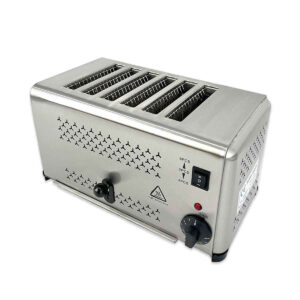 Professionele Horeca Broodrooster - 6 sneden - 230V - RVS