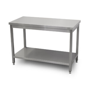 HCB Basic-line Werktafel - met onderschap - 120 x 60 x 85 cm - RVS