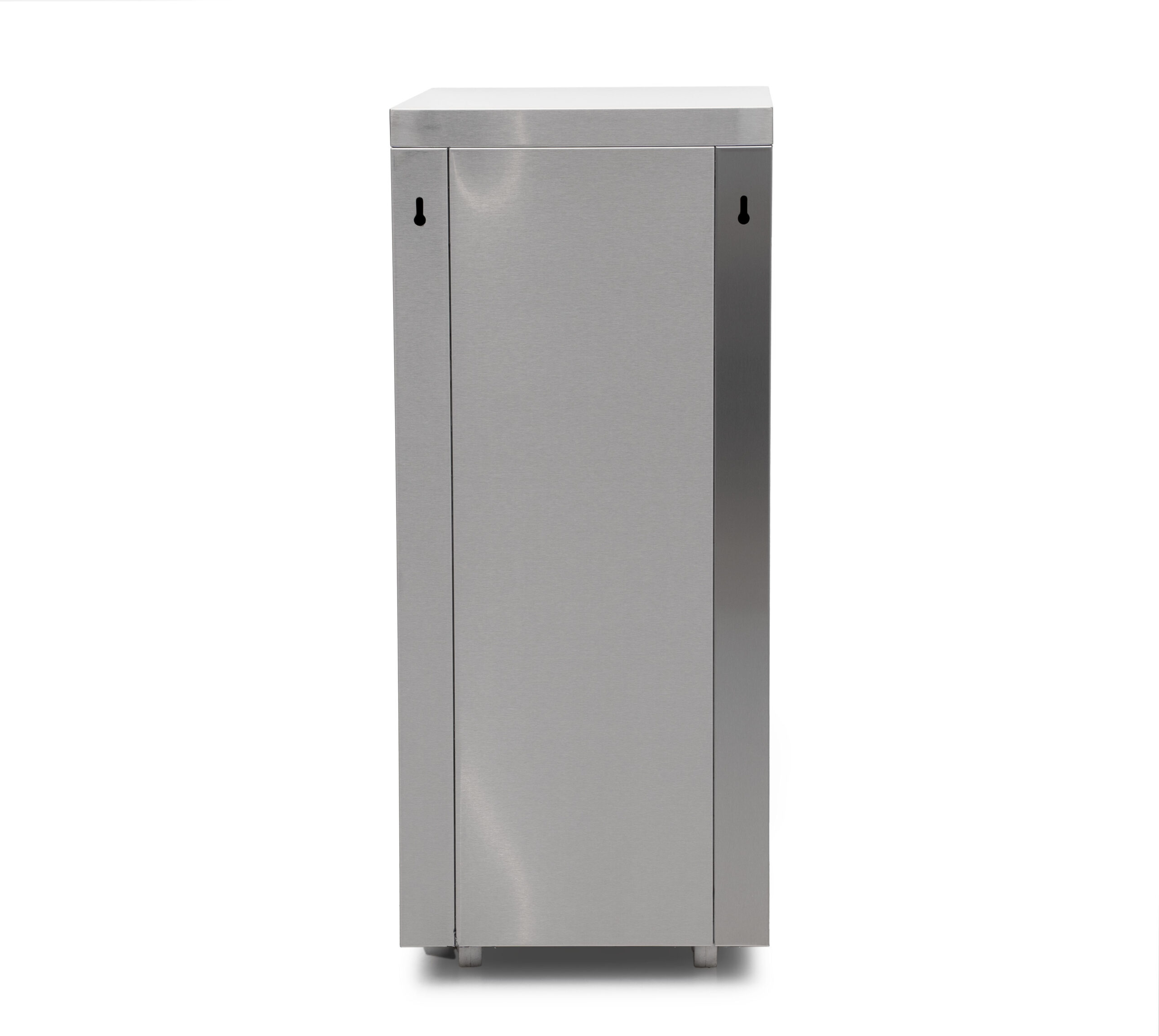 HCB Prullenbak - verrijdbaar - 50 liter - duwdeksel - RVS - Afbeelding 3