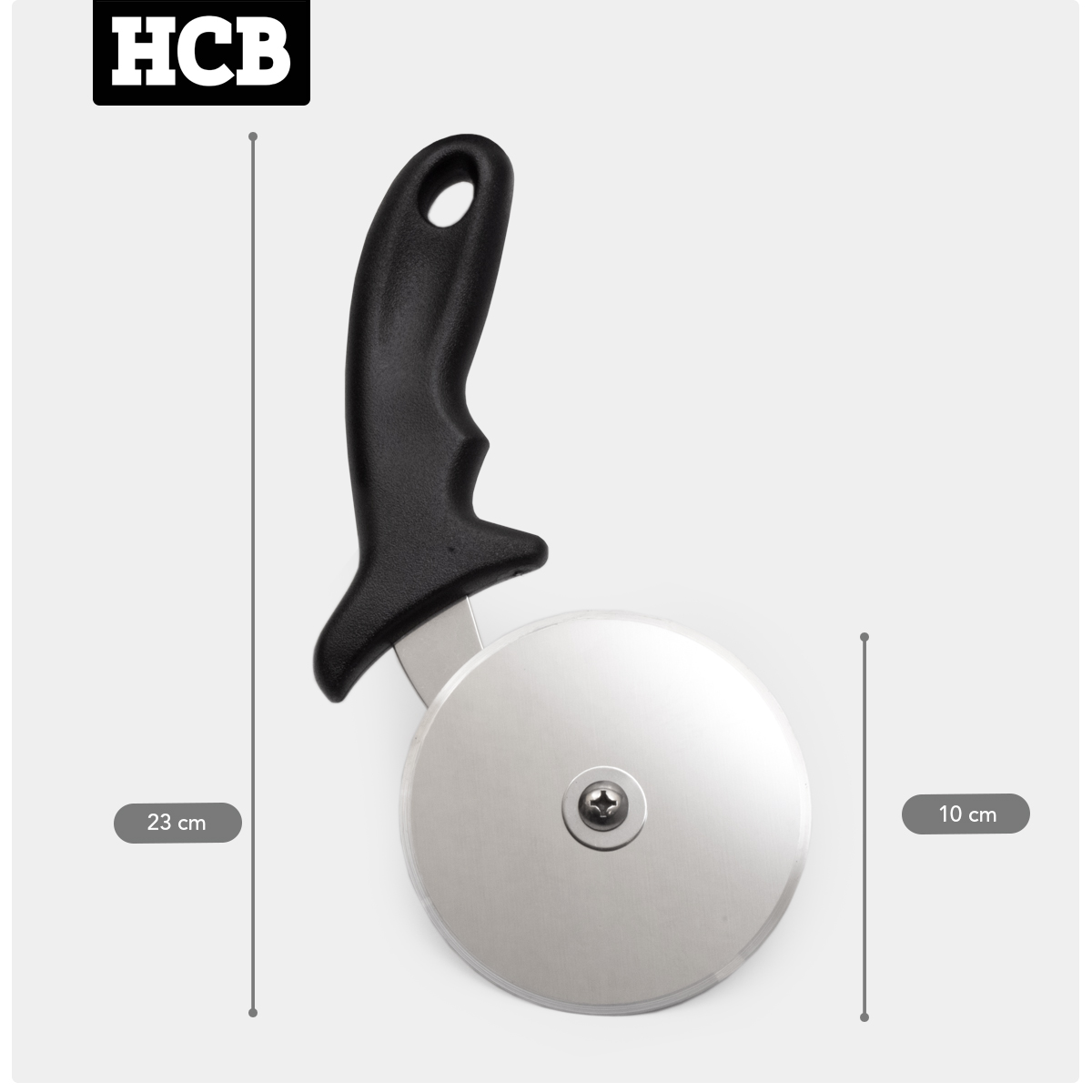 HCB RVS Pizzasnijder Ø 10 cm - set van 2 - Afbeelding 5