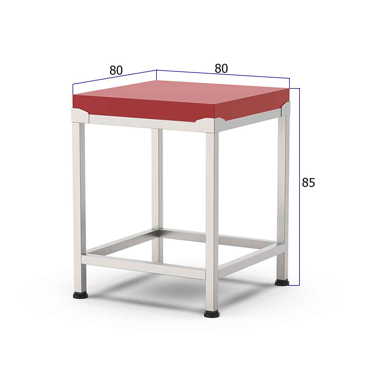 HCB Hakblok - 80 x 80 cm - RVS - Polyethylene - Afbeelding 2