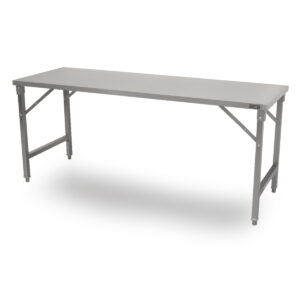 HCB Werktafel - inklapbaar - 200 x 70 x 85 cm - RVS