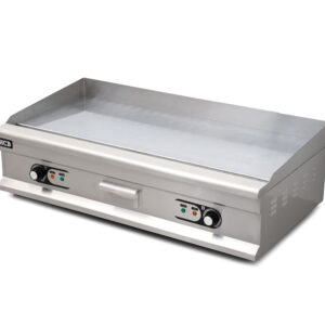 HCB Bakplaat - glad - chroom - 100 cm - 400V - RVS