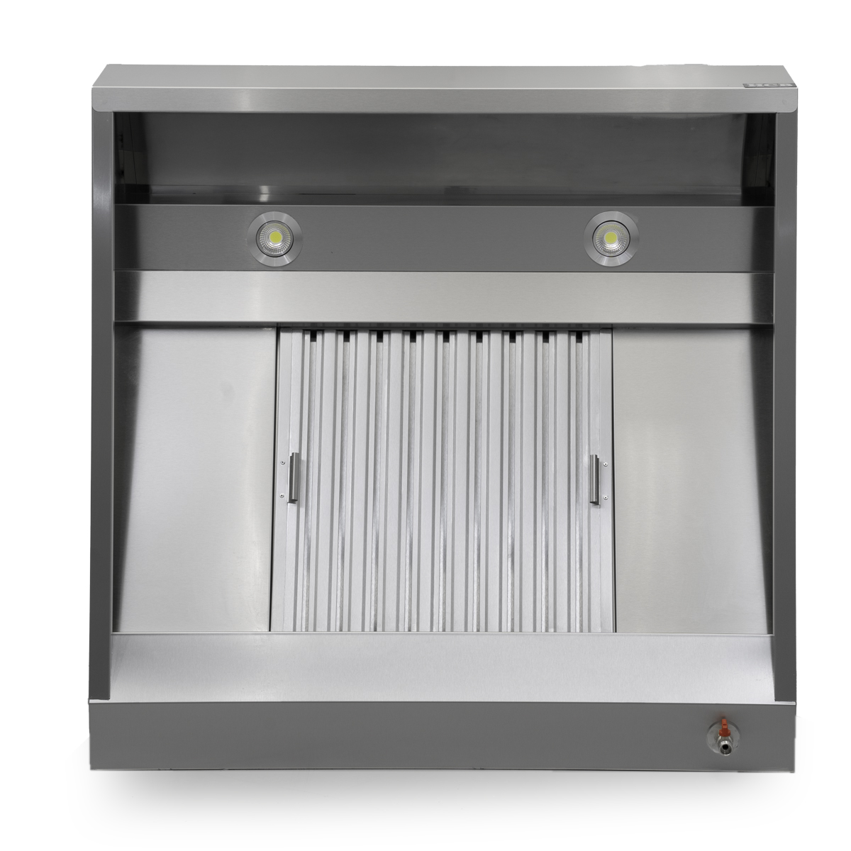 HCB Afzuigkap - schuin model - 100 cm - RVS