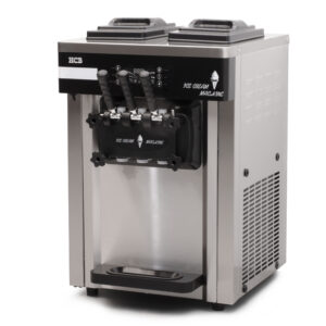 HCB Softijsmachine - opzetmodel - 2 smaken - 25 liter p/u - 230V - RVS