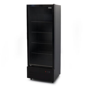 HCB Glasdeurkoeling - 289 liter - zwart - 230V