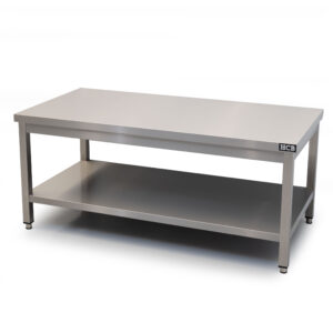 HCB Pro-line Werktafel - met onderschap - 140 x 70 x 60 cm - RVS