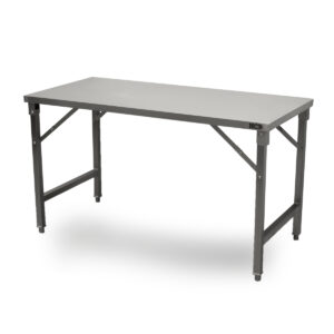HCB Werktafel - inklapbaar - 150 x 70 x 85 cm - RVS