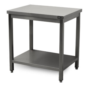 HCB Pro-line Werktafel - met onderschap - 80 x 60 x 85 cm - RVS