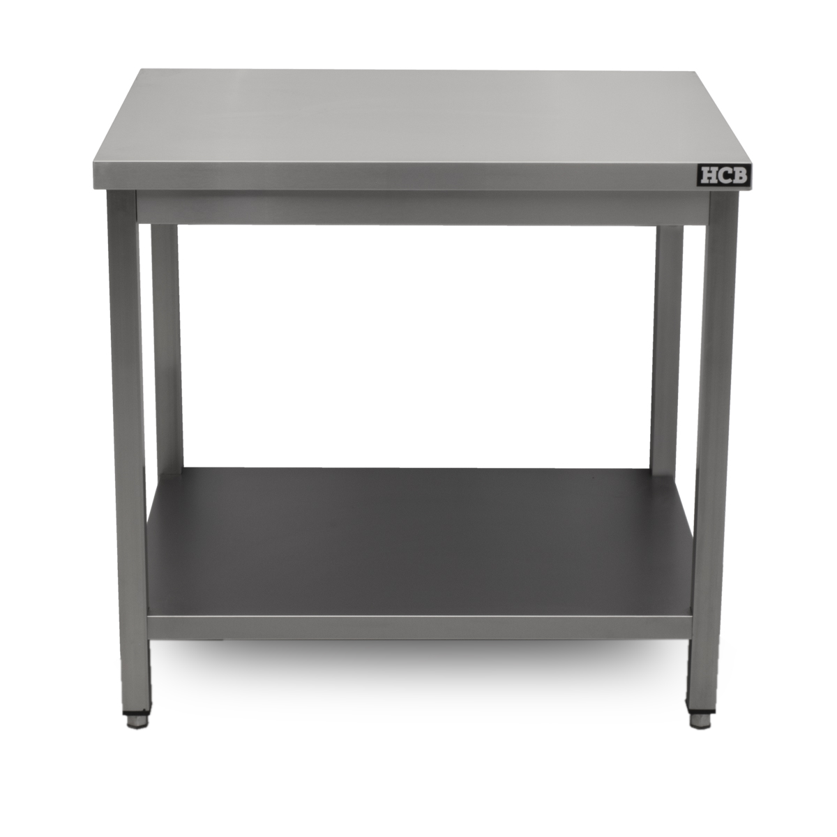 HCB Pro-line Werktafel - met onderschap - 90 x 70 x 85 cm - RVS