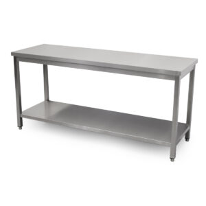 HCB Pro-line Werktafel - met onderschap - 180 x 60 x 85 cm - RVS