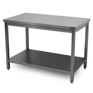 HCB Pro-line Werktafel - met onderschap - 120 x 70 x 85 cm - RVS