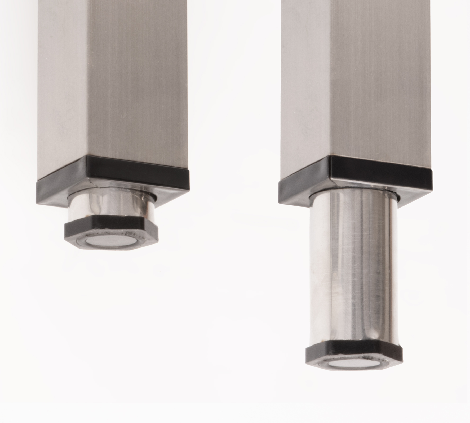 HCB Spoeltafel - dubbele spoelbakken rechts - 180 cm - RVS