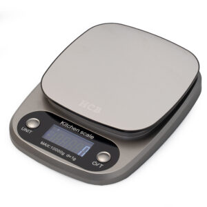 HCB Digitale keukenweegschaal - max. 10 kg - plateau 15 x 15 cm - batterij