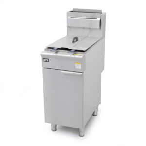 HCB Frituur - 23 liter - 4 branders - 35,2 kW - aardgas - RVS