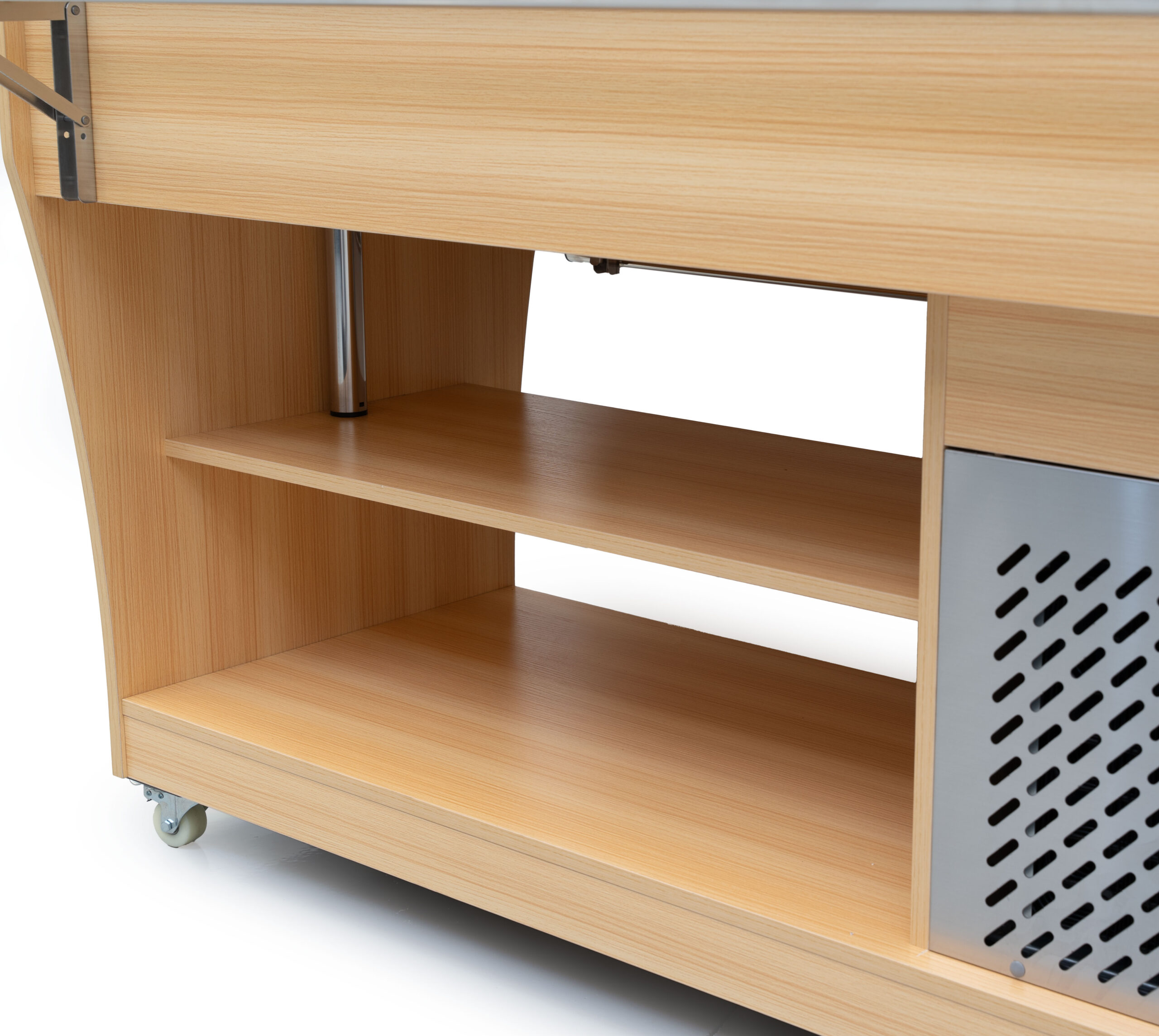 HCB Verrijdbaar koelbuffet - 4 x 1/1 GN - buffet display - 149 cm - 230V