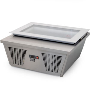 HCB Opzet schepijsvitrine - 4 x 1/3 GN - 87 cm - 230V