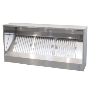 HCB Afzuigkap - doos model - met motor - 200 cm - 230V - RVS