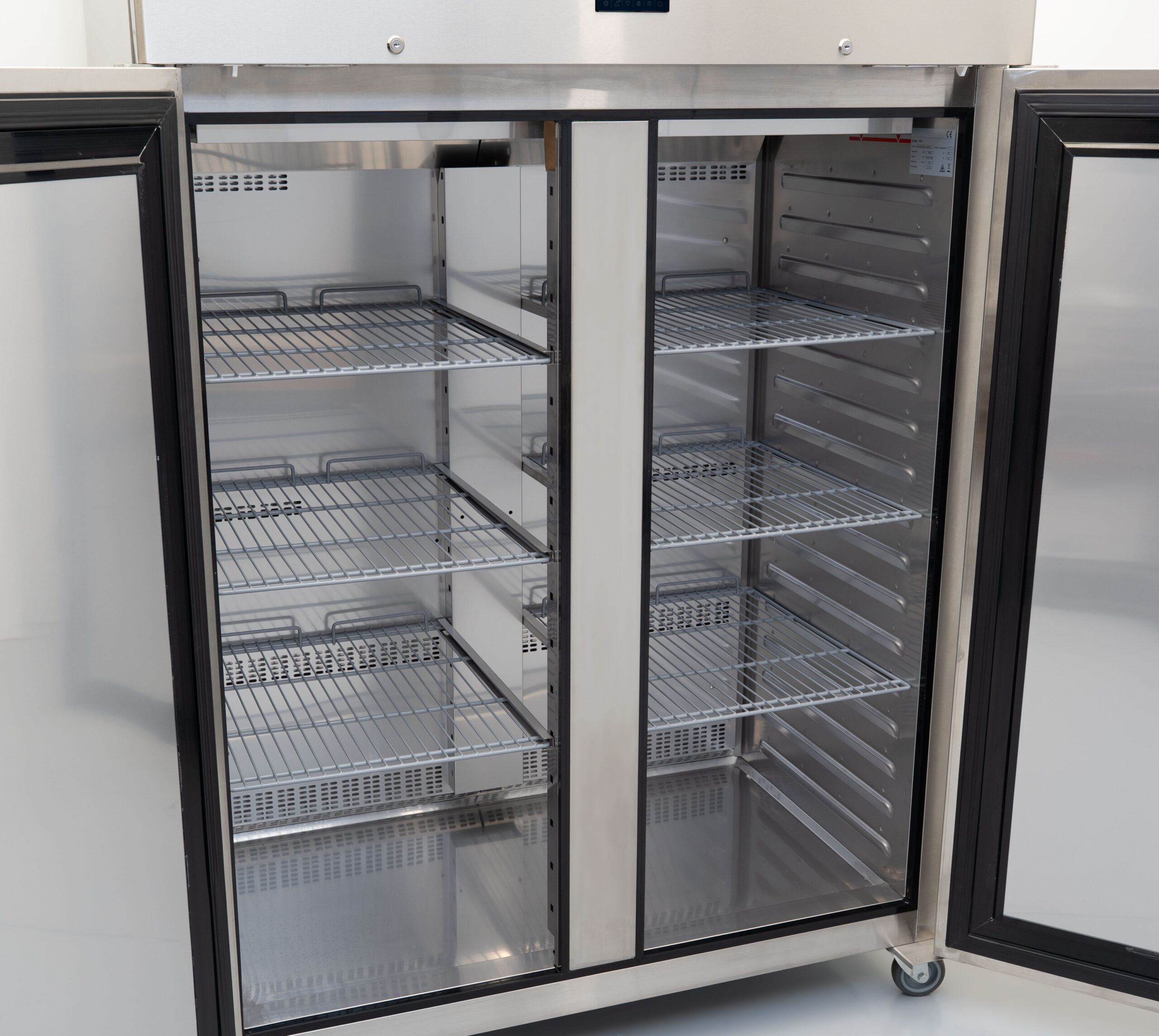 HCB Koeling - 2 deuren - 1195 liter- energiezuinig - RVS - 230V