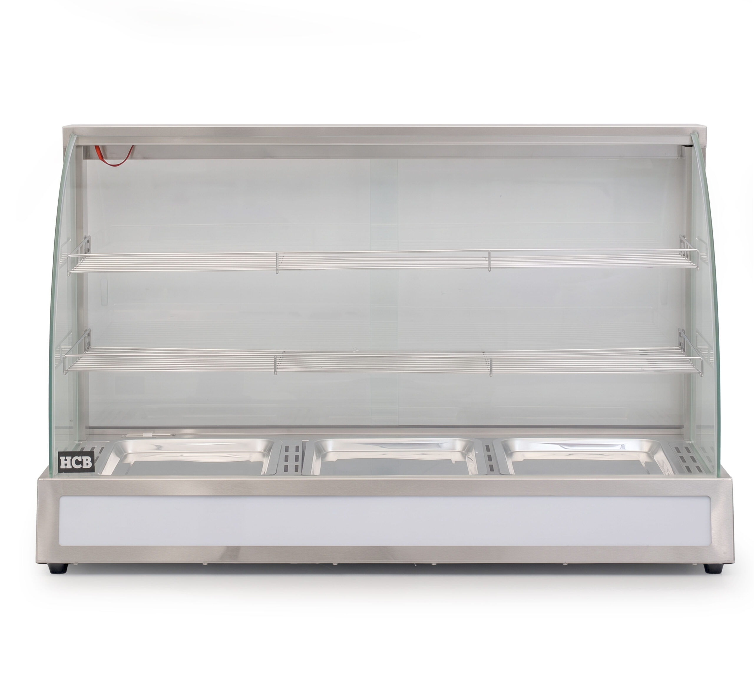 HCB Warmhoudvitrine - 95 cm - 230V - RVS