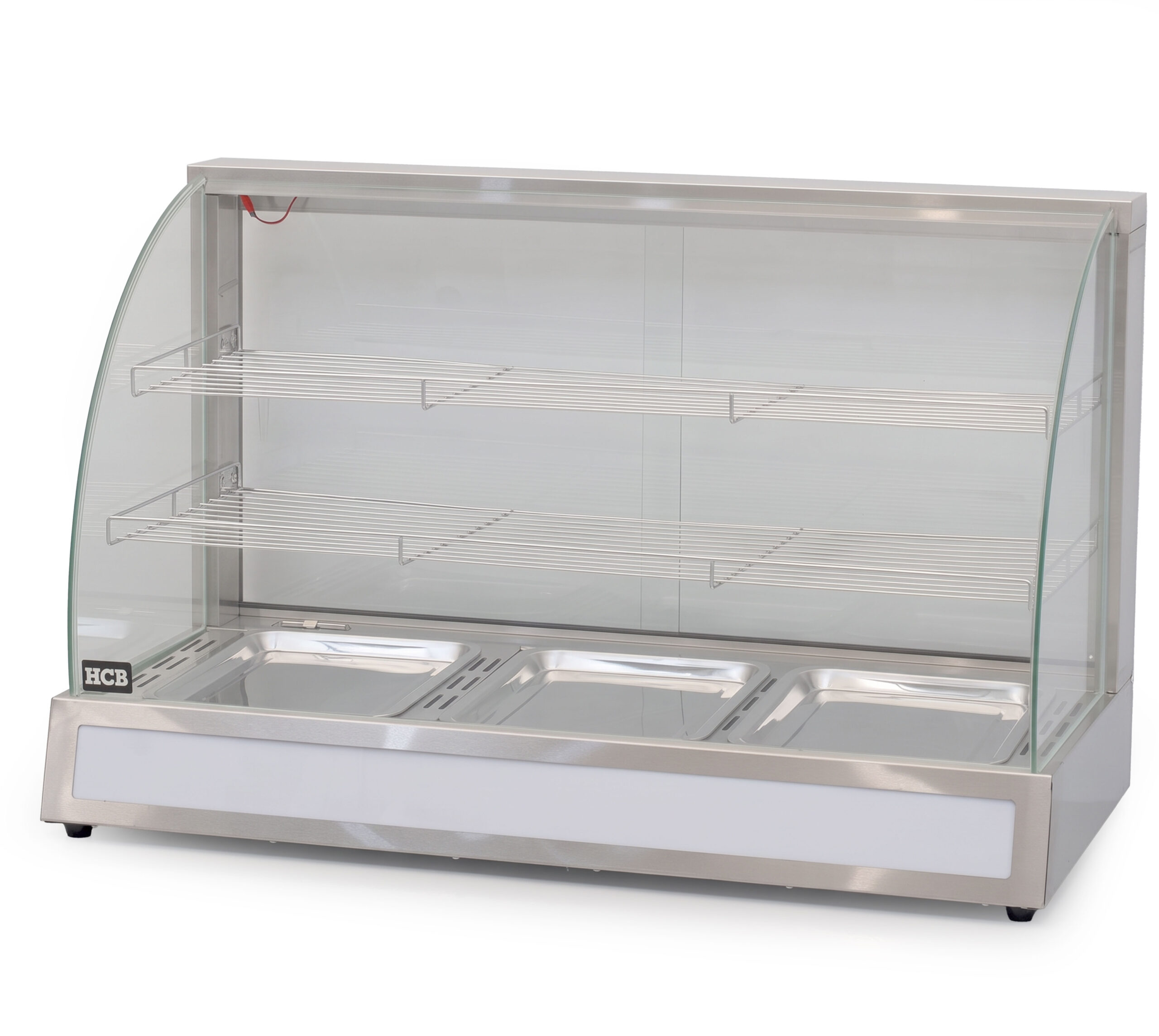 HCB Warmhoudvitrine - 95 cm - 230V - RVS