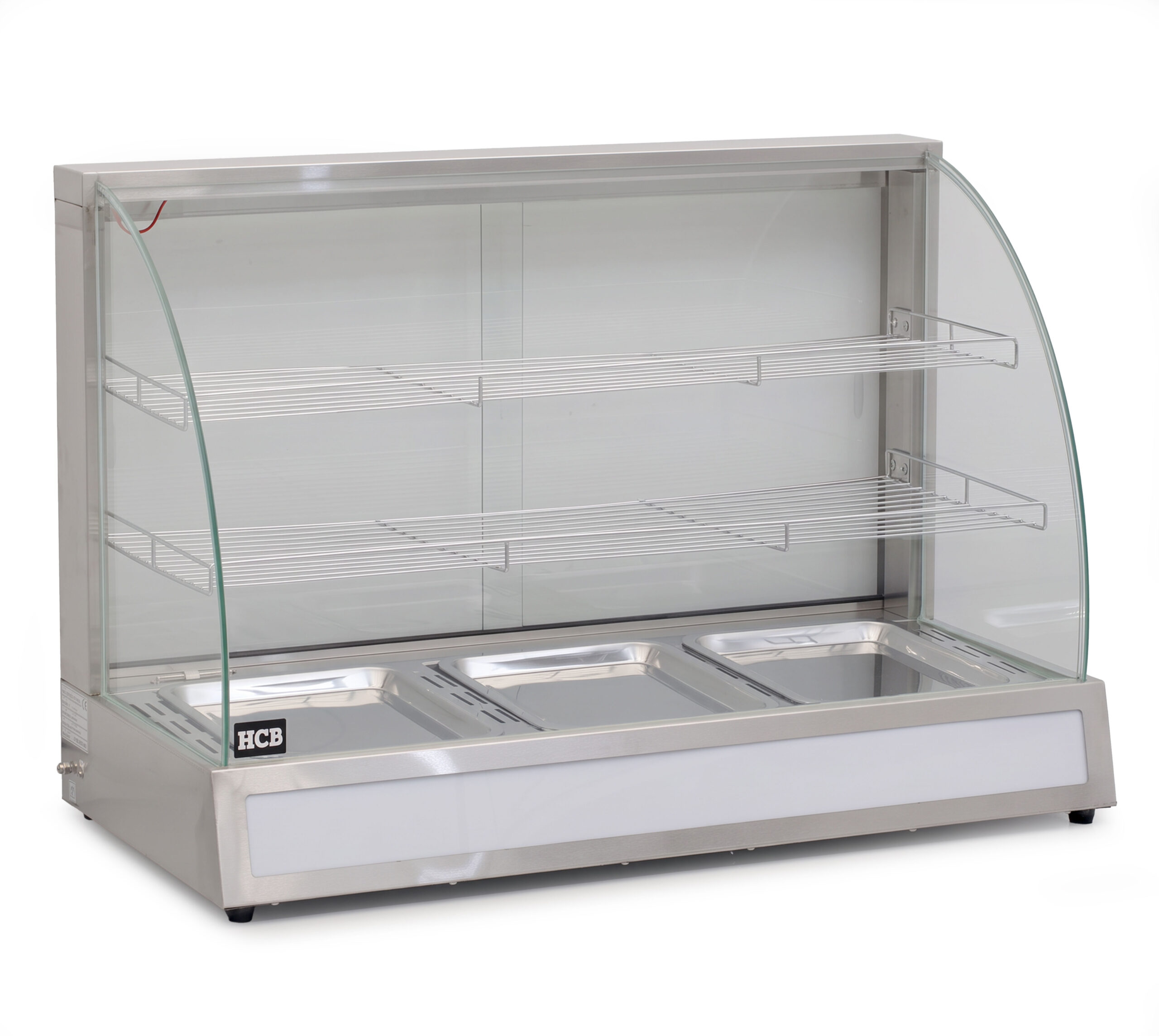 HCB Warmhoudvitrine - 95 cm - 230V - RVS